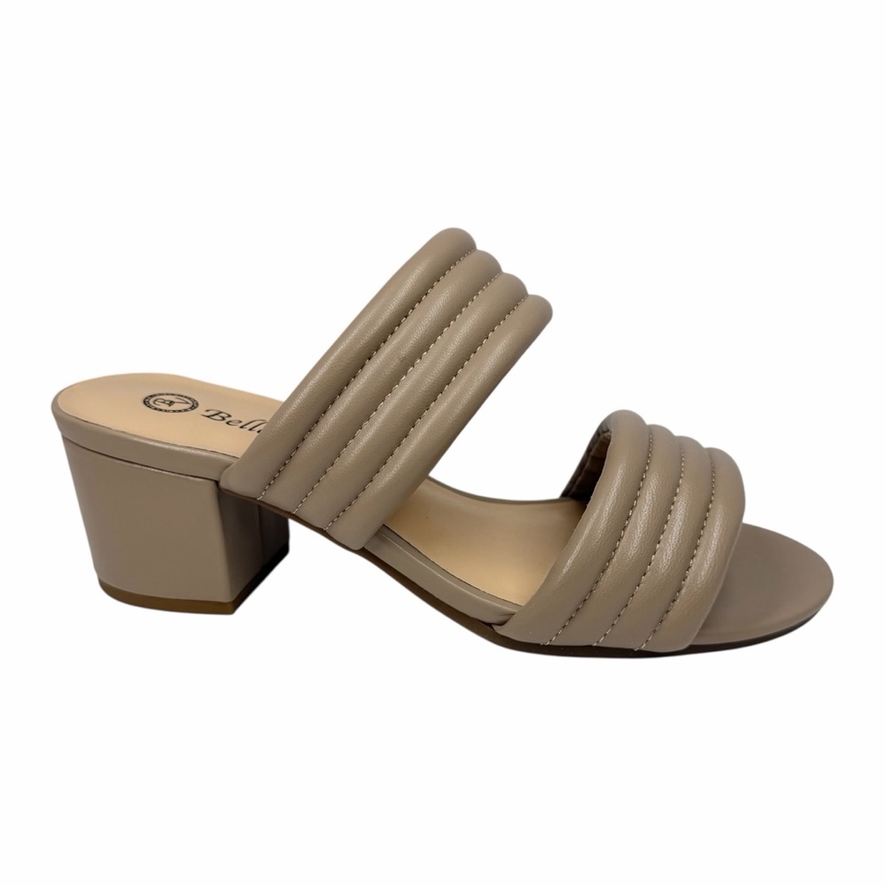 Bella Vita Women's Georgette Heeled Sandals Nude Size 7W